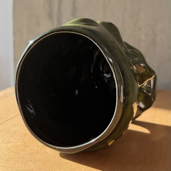 Disney Trader Sams Green Grog Grotto Zombie Head Tiki Mug 1st Edition - Picture 5 of 6